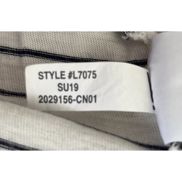 J.Crew Black & White Striped Twist Knot Back Sleeveless Tank Dress Reg Size 0 - Picture 7 of 7